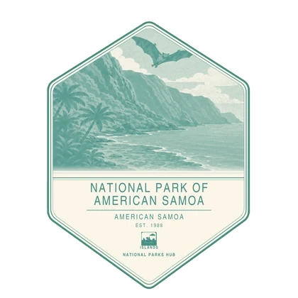 American Samoa first-visit badge, National Parks Hub