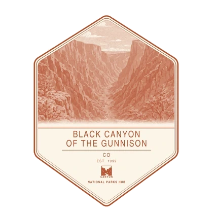 Black Canyon first-visit badge, National Parks Hub