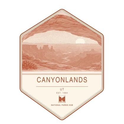 Canyonlands first-visit badge, National Parks Hub