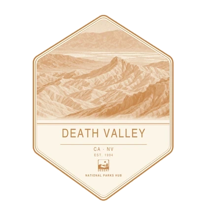 Death Valley first-visit badge, National Parks Hub