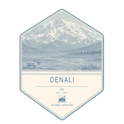 Denali first-visit badge, National Parks Hub