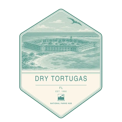 Dry Tortugas first-visit badge, National Parks Hub