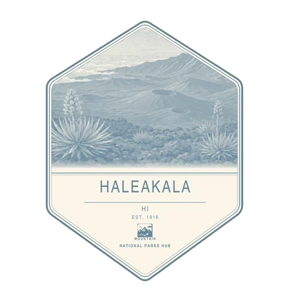 Haleakalā first-visit badge, National Parks Hub