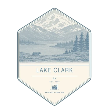 Lake Clark first-visit badge, National Parks Hub