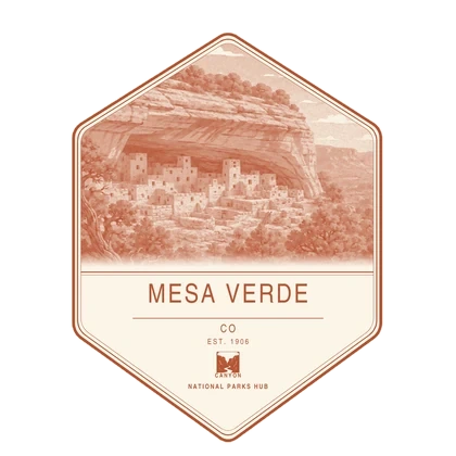 Mesa Verde first-visit badge, National Parks Hub