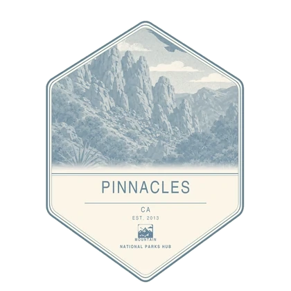 Pinnacles first-visit badge, National Parks Hub