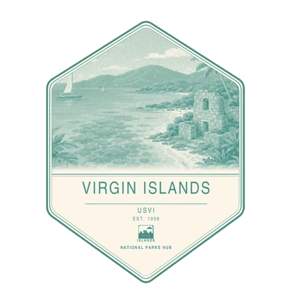Virgin Islands first-visit badge, National Parks Hub