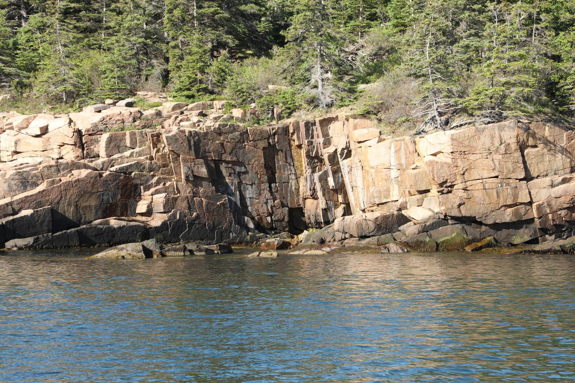 A scenic overlook in Acadia National Park, Maine