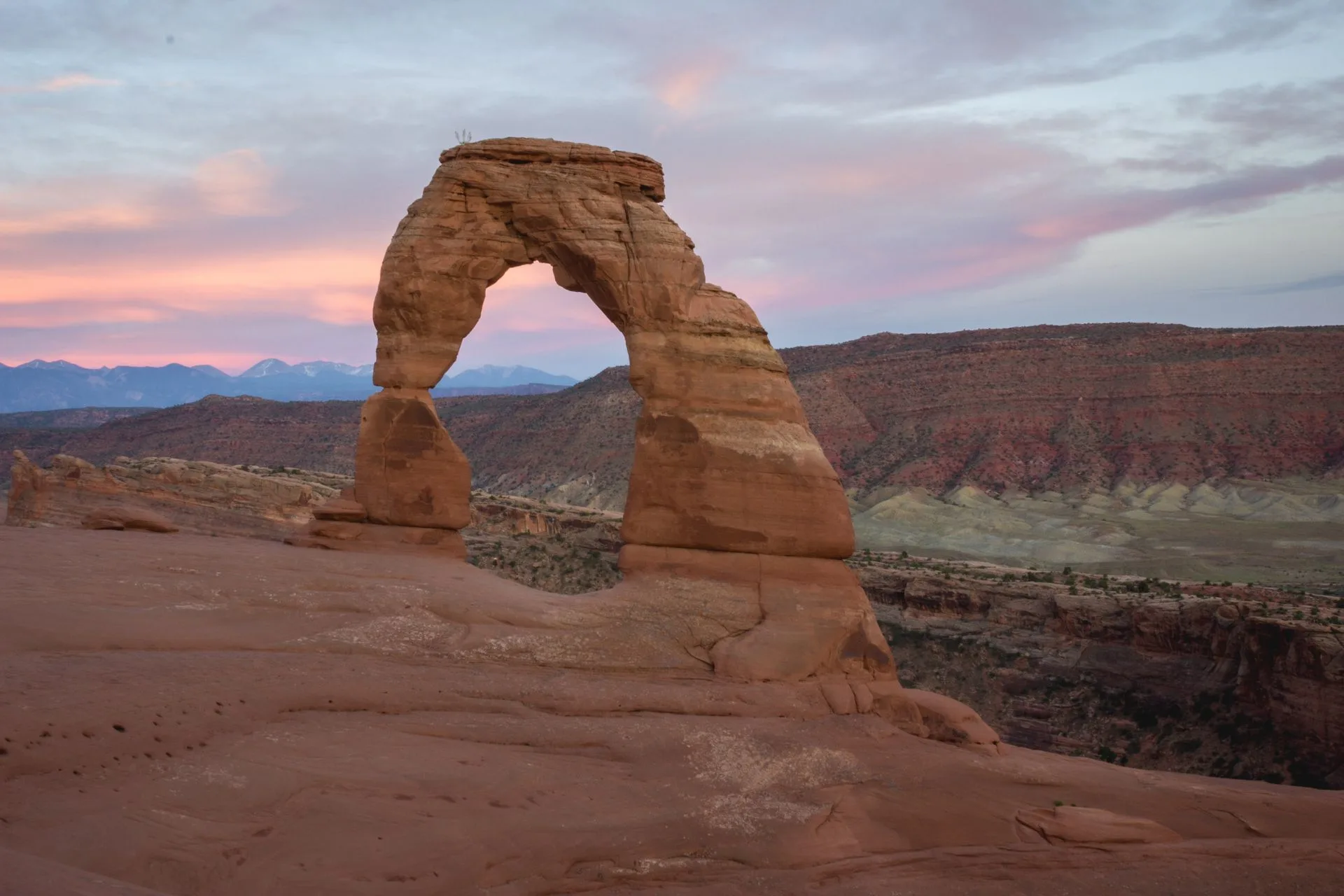Eroded sandstone formations, Arches National Park