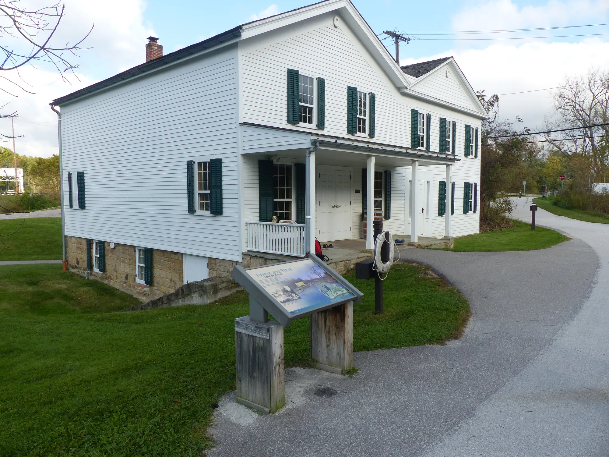 Canal Exploration Center building, a former tavern and store, Cuyahoga Valley National Park