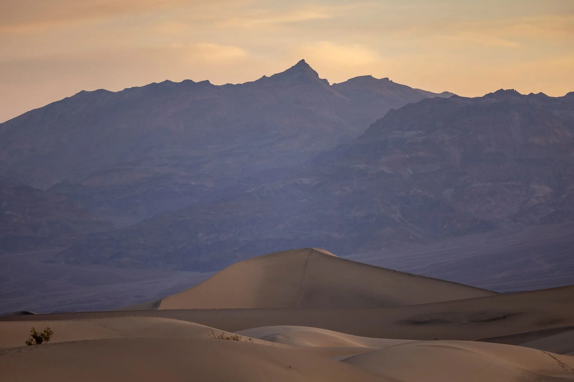 Desert canyon terrain near Death Valley National Park