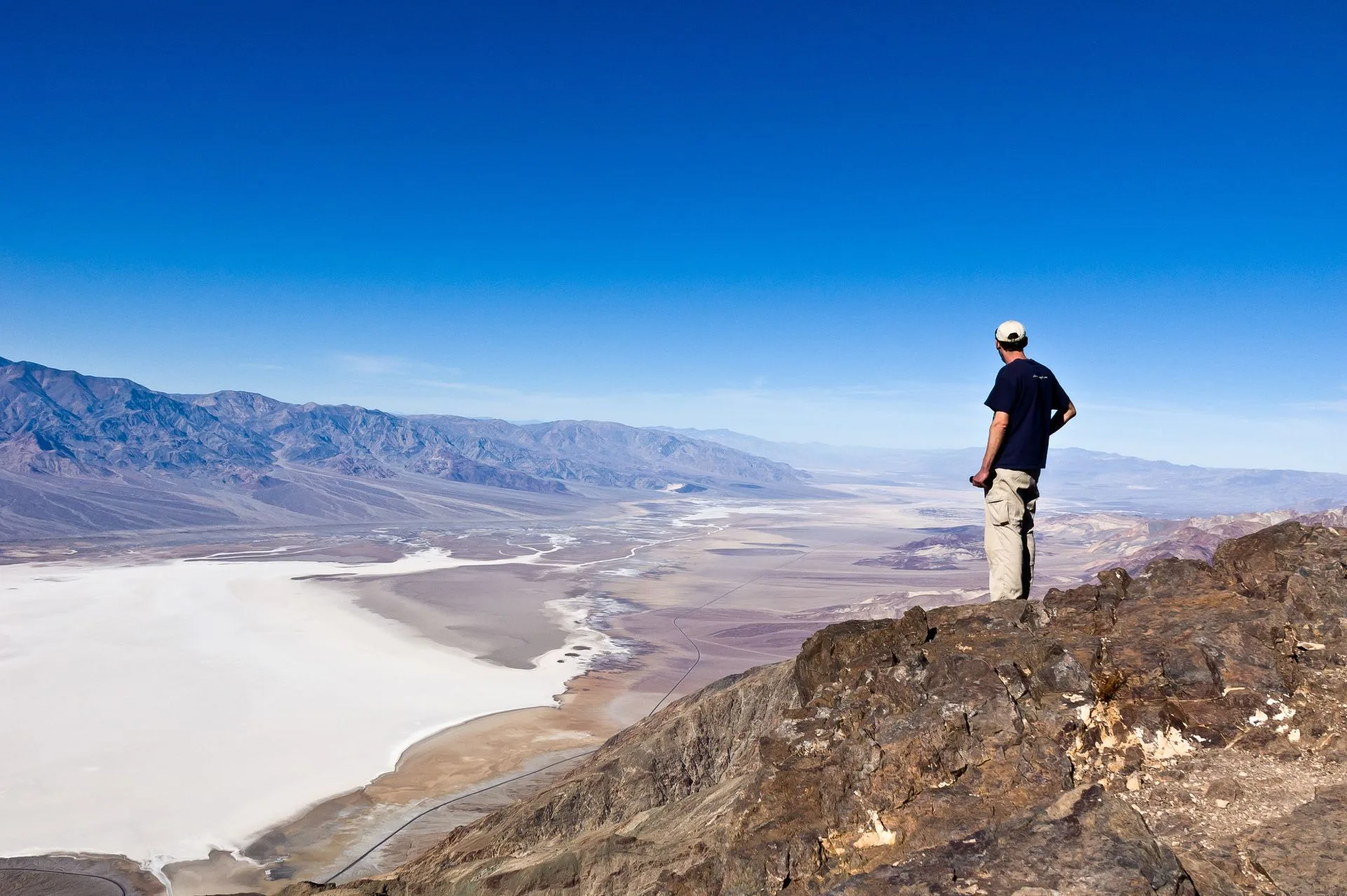 Racetrack Playa desert terrain, Death Valley National Park