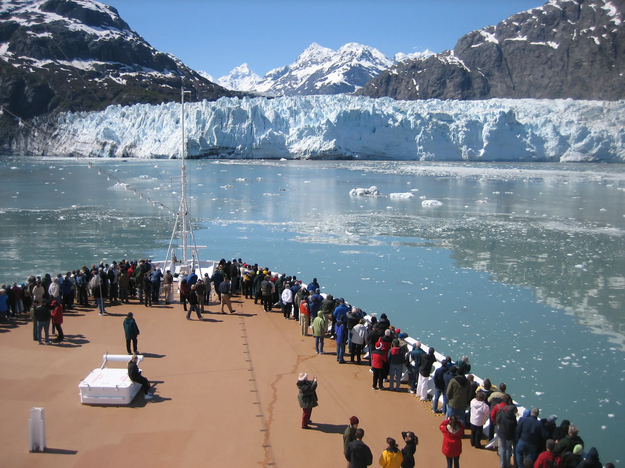 Open water in Glacier Bay National Park, Alaska