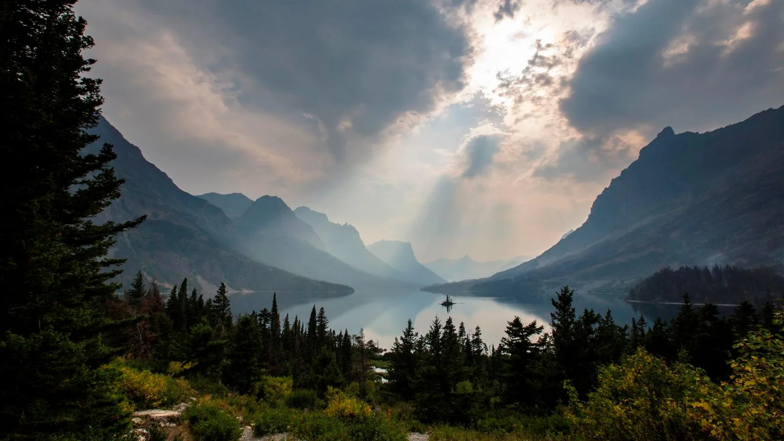 Wild Goose Island in Saint Mary Lake, Glacier National Park