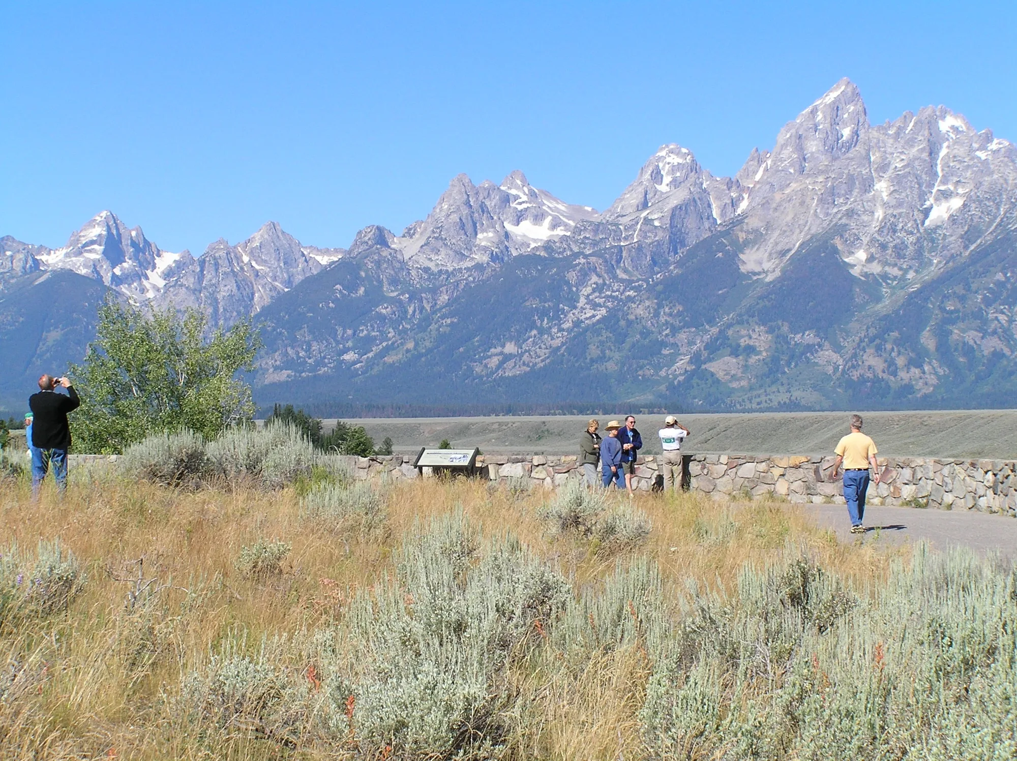The Snake River winding below the Teton Range, Grand Teton National Park