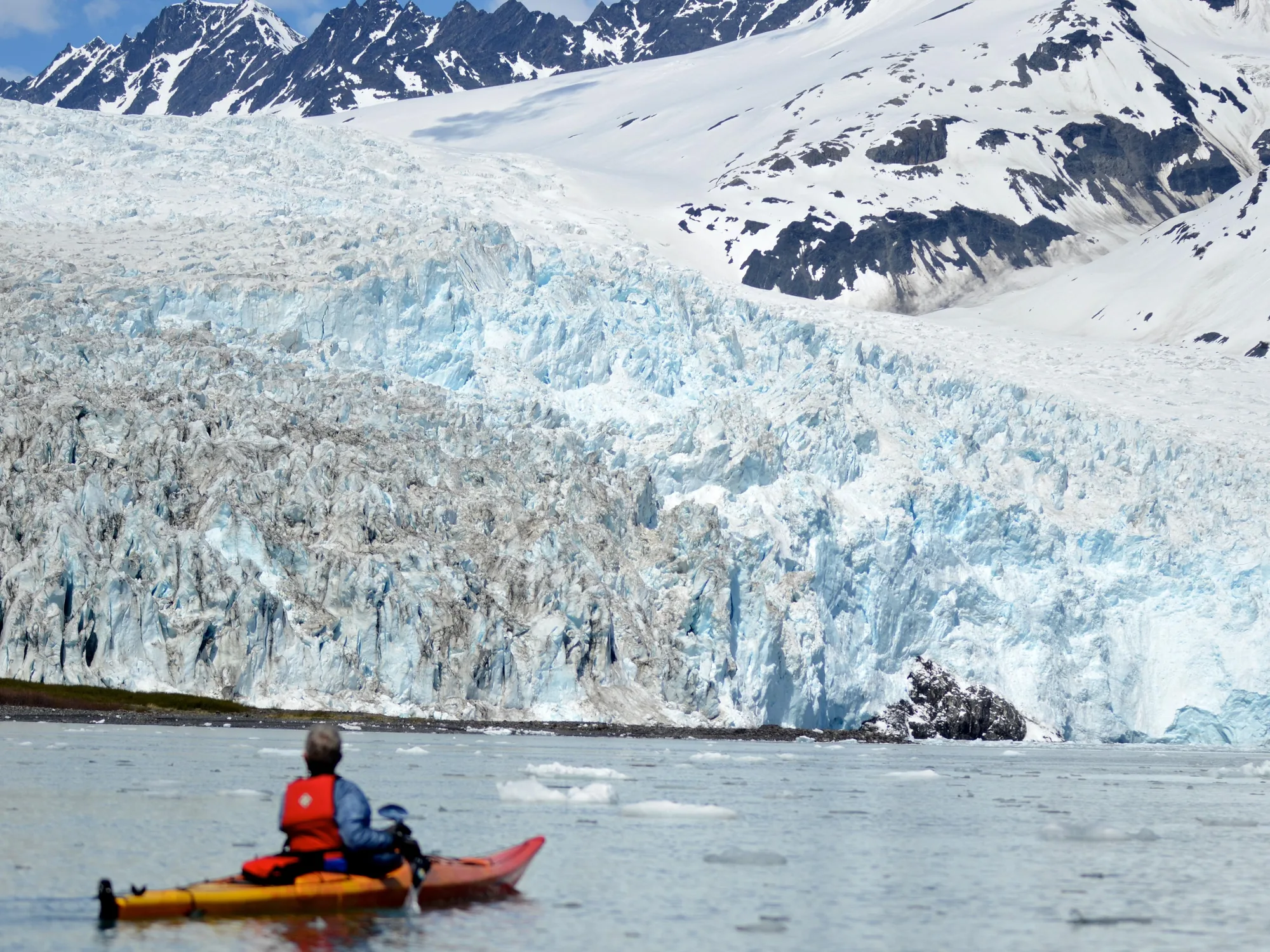 Coastline near Seward, gateway town to Kenai Fjords National Park