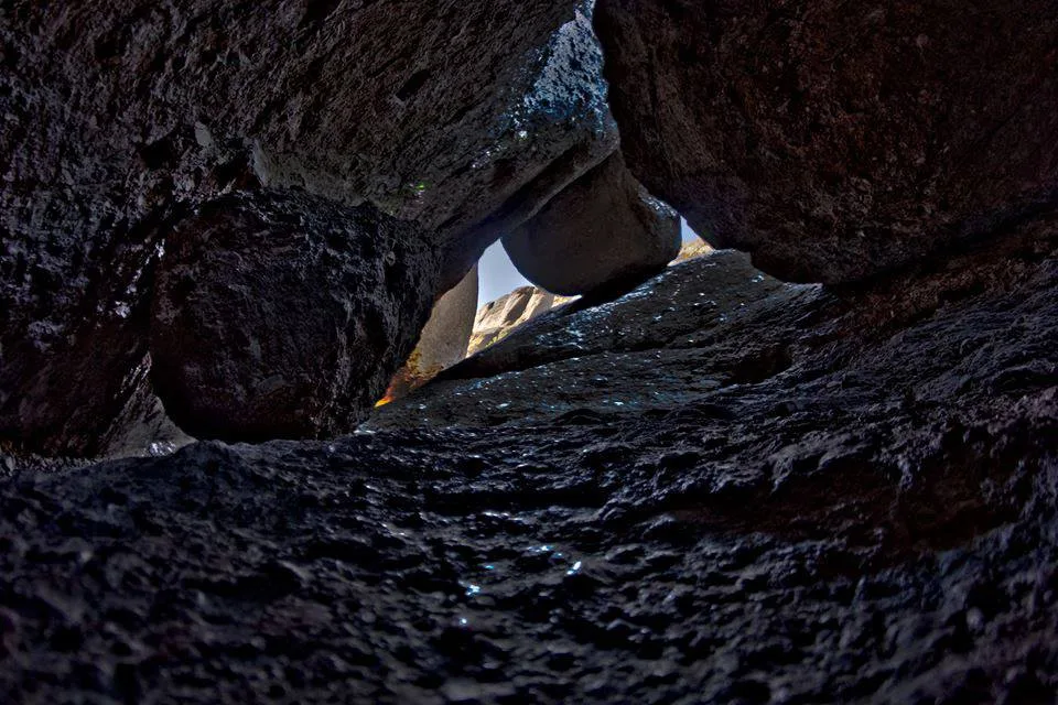 Volcanic breccia spires popular with rock climbers at Pinnacles National Park, California