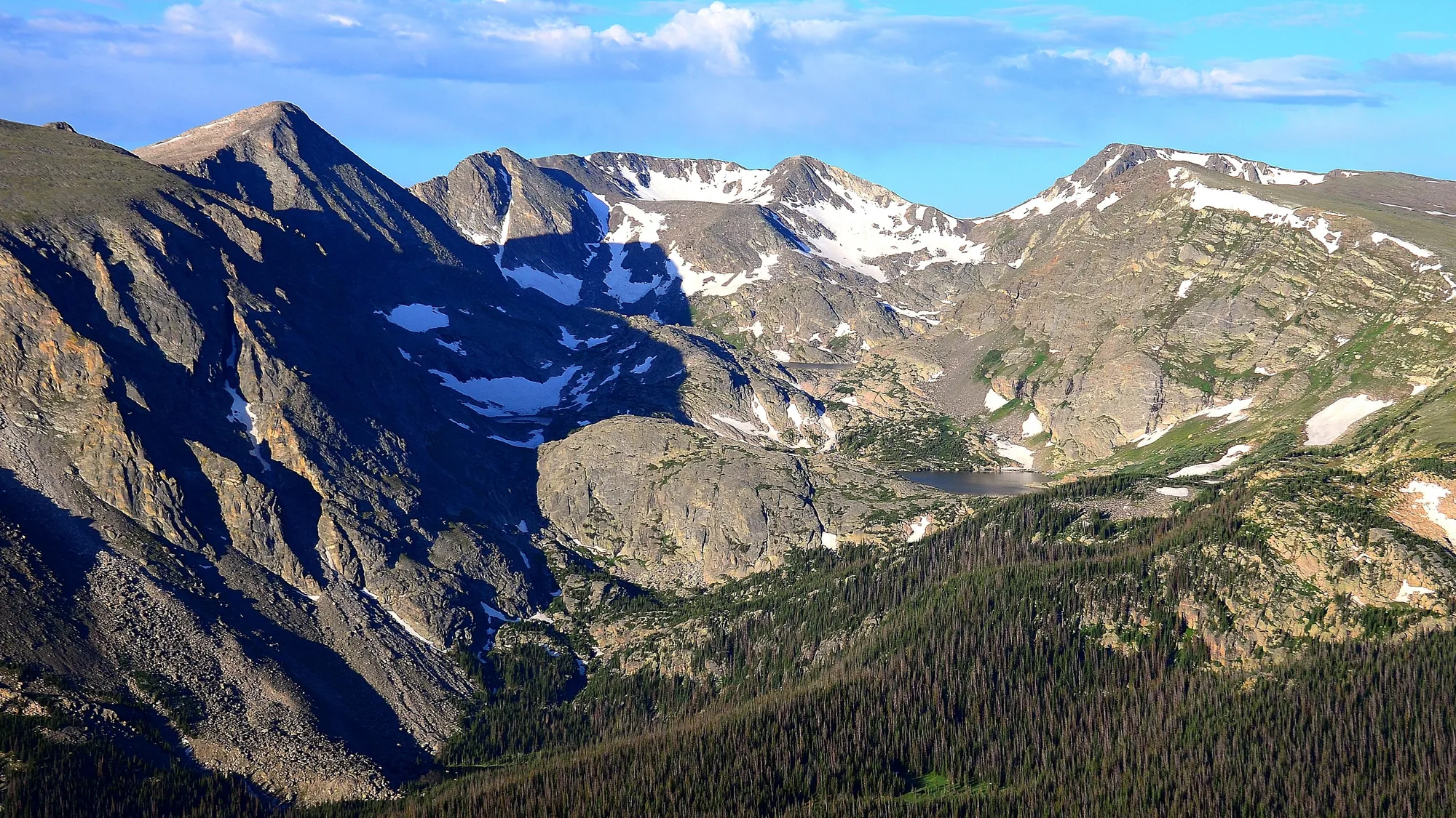 The alpine tundra landscape at Rock Cut, Trail Ridge Road, Rocky Mountain National Park