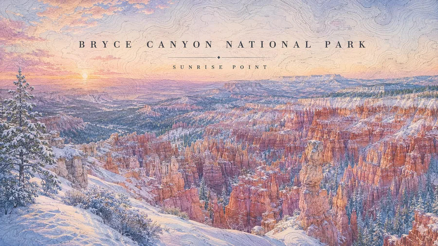 Bryce Canyon National Park framed poster print