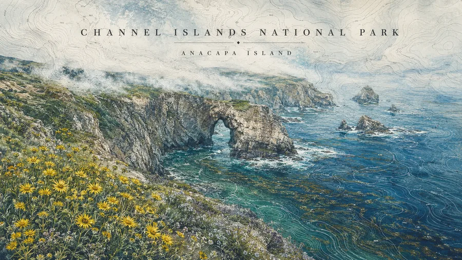 Channel Islands National Park poster art