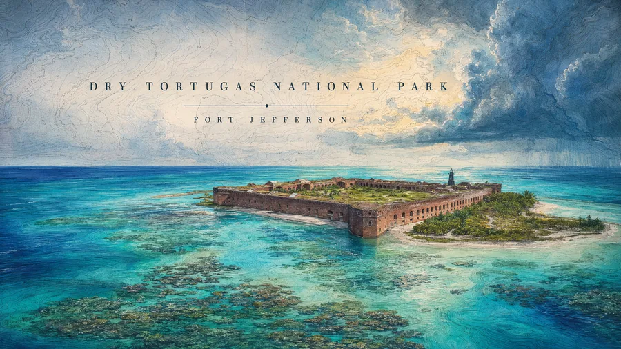 Dry Tortugas National Park poster art