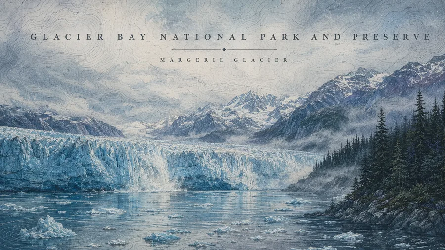 Glacier Bay National Park poster art