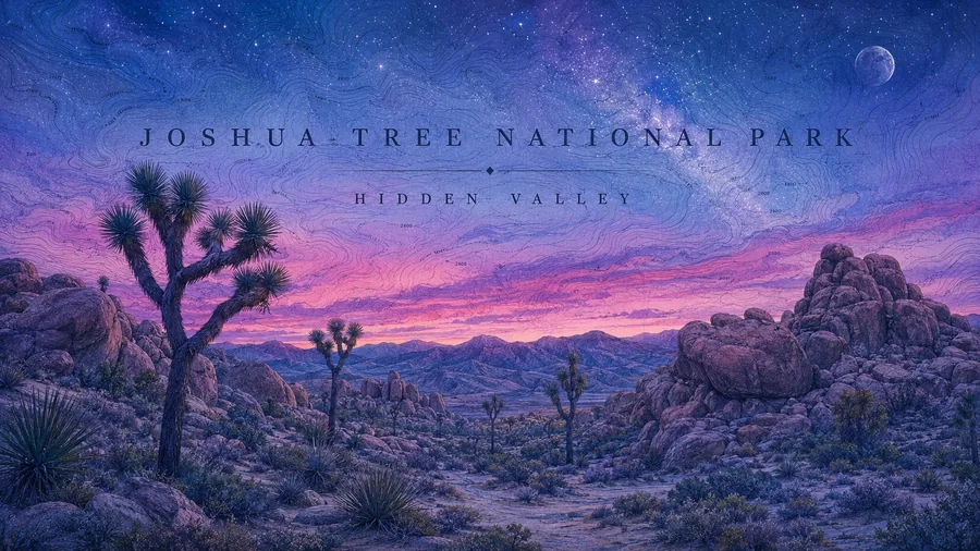 Joshua Tree National Park poster art
