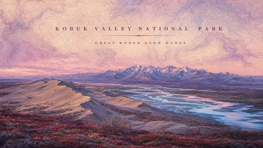 Kobuk Valley National Park poster art