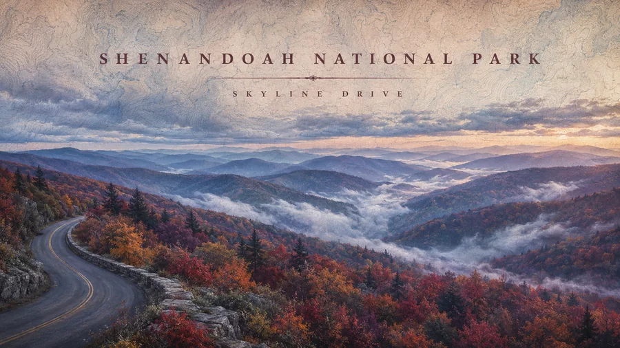 Shenandoah National Park poster art