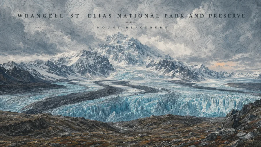 Wrangell-St. Elias National Park poster art